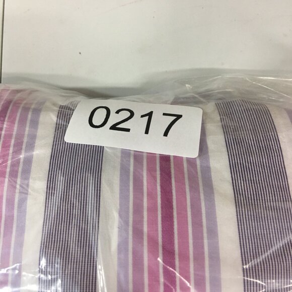 Zara Mens Size 16 Stripe Dress Long Sleeve Button Down Shirt Gray Pink Office - Picture 8 of 8